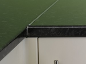 Using silicone sealant at kitchen worktop joint