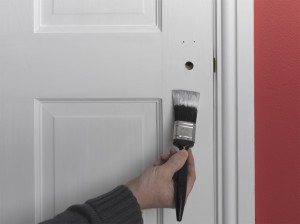 painting door edges