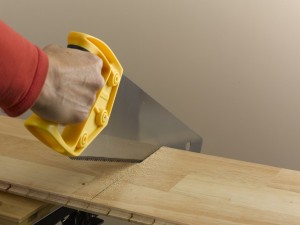 cutting laminate or engineered wood boards