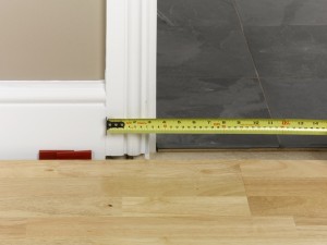 measuring at doorway