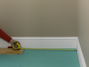 measuring floor