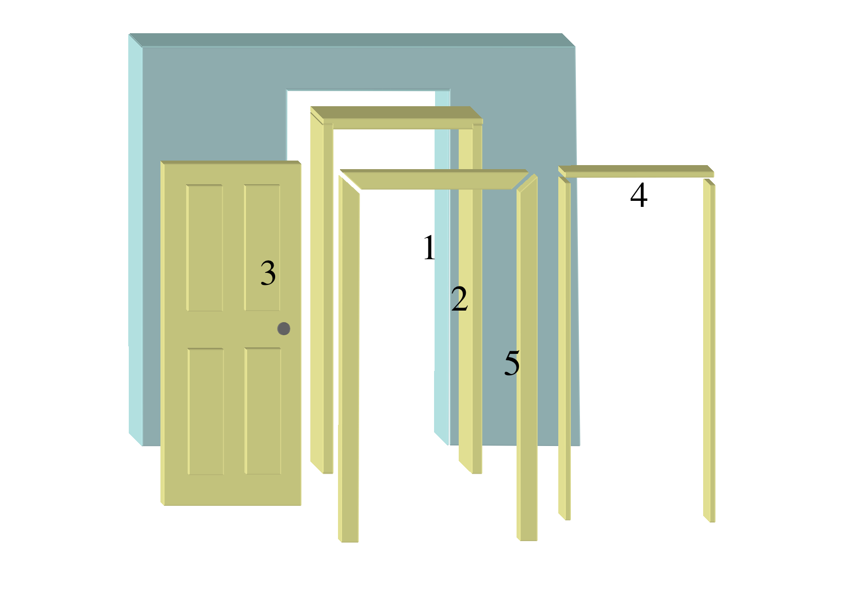 Julian Cassell's DIY Blog » Blog Archive Interior door frame 2 (3D