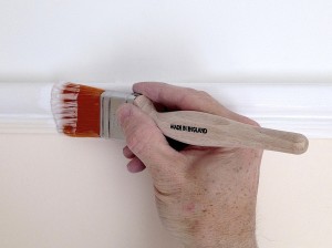 Painting picture rail