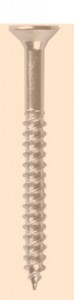 Countersunk screw head