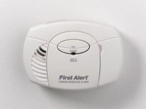 Fitting carbon monoxide alarm to wall