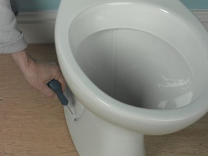 marking toilet fixing positions