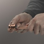 Making a push-fit copper joint 1
