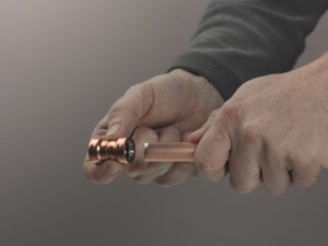 Using copper push fit joint