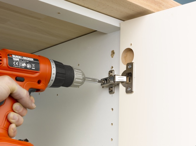 Julian Cassell's DIY Blog » Blog Archive Repairing a kitchen unit hinge