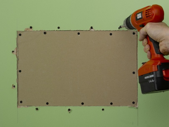 Julian Cassell's DIY Blog » Blog Archive Filling large holes in hollow