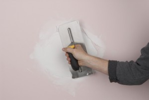 filling holes in plaster