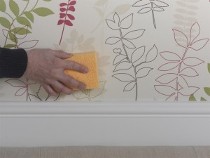 cleaning wallpaper