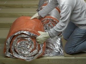 using wrapped or encapsulated insulation