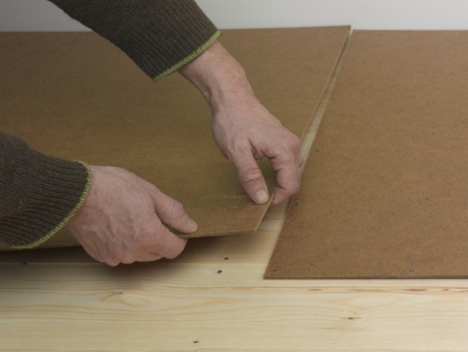 Julian Cassell's DIY Blog » Blog Archive Laying hardboard HOW TO DIY