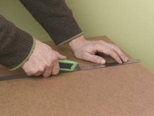 cutting hardboard