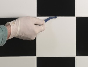 using grout shaper