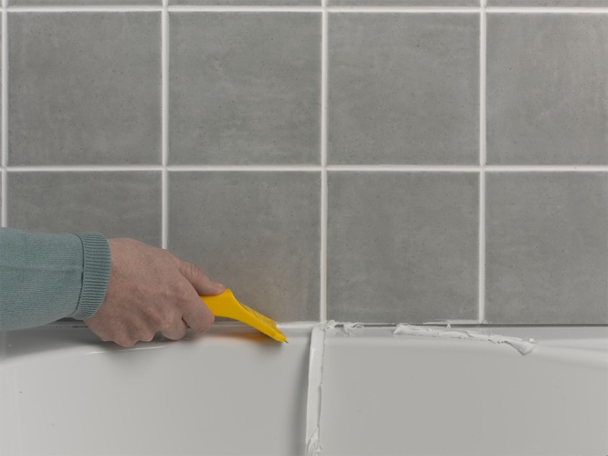 Julian Cassell's DIY Blog » Blog Archive Renewing silicone sealant