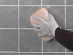 removing excess grout