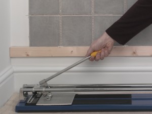 using tile cutter