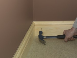 nail skirting boards