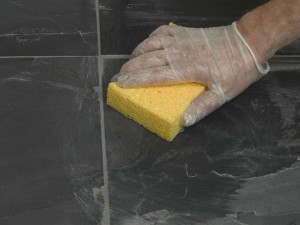 cleaning tiles