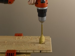 drilling hole for pipes