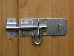 securing shed bolt