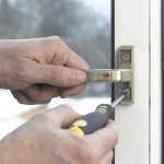 Fitting a locking UPVC window fastener 2