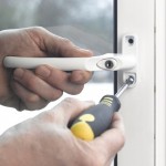 Fitting a locking UPVC window fastener 5