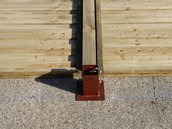 Julian Cassell's DIY Blog » Blog Archive Erect a fence on concrete