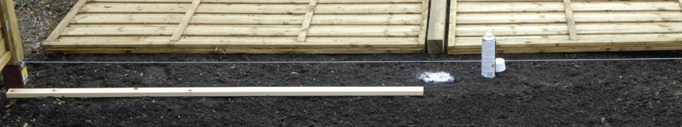 Erecting a fence on soft ground