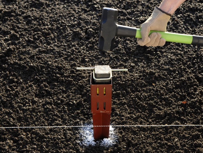 Julian Cassell's DIY Blog » Blog Archive Erecting a fence on soft