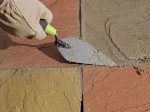 pointing paving slabs