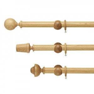 John Lewis wooden curtain poles