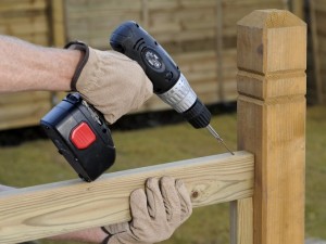 fixing top support for deck handrail