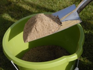 top dressing on lawn