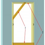 Fitting a door lining 4
