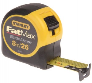 Stanley 8m tape measure