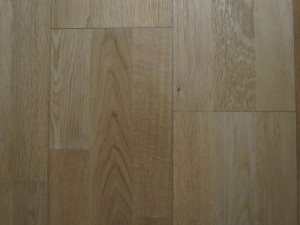 Three strip wood floor