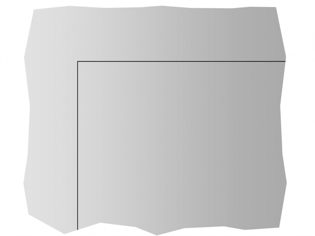 Marking out wallpaper frame border