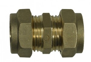 Brass compression joint