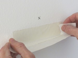 using masking tape